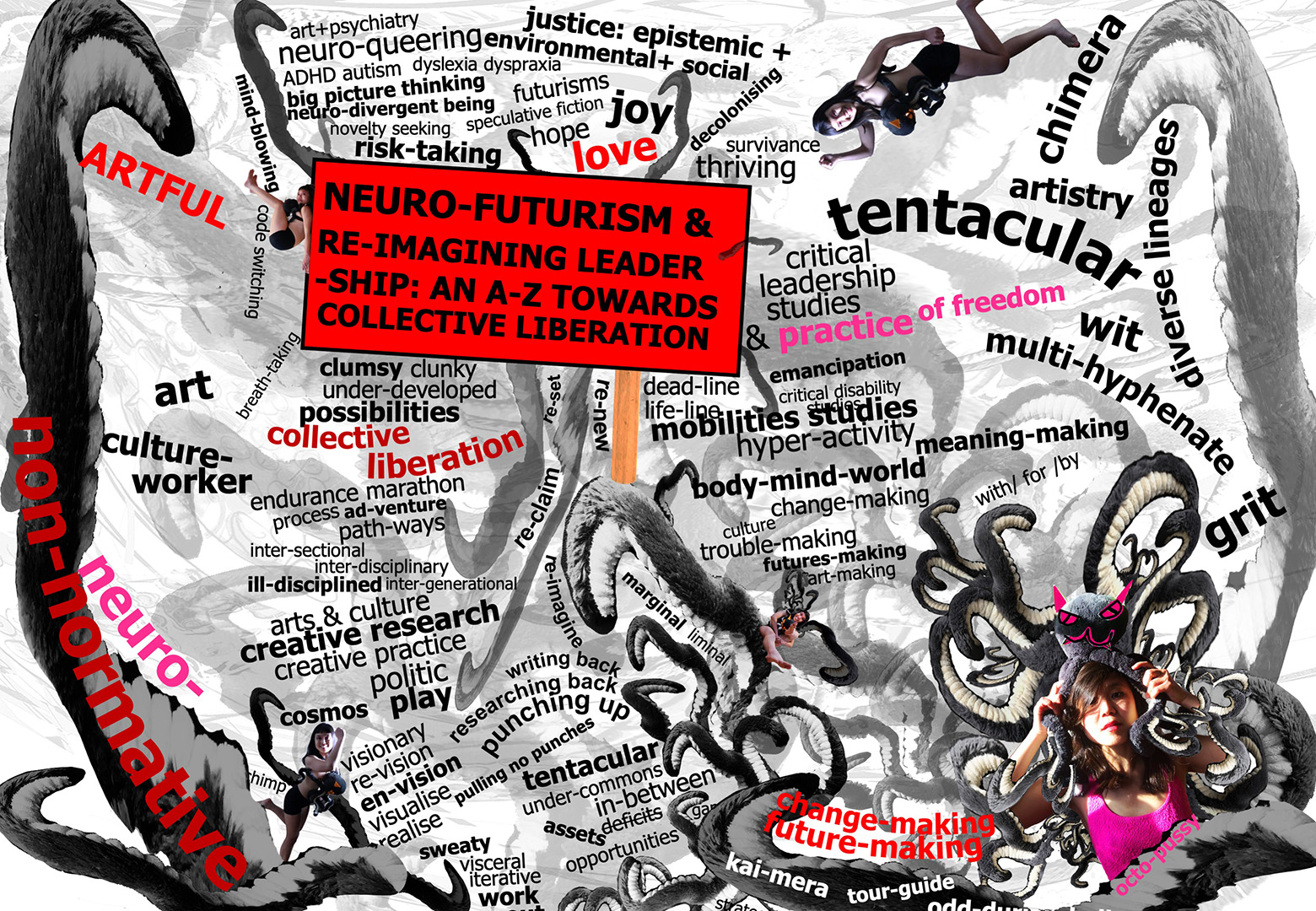 a poster for a performance lecture