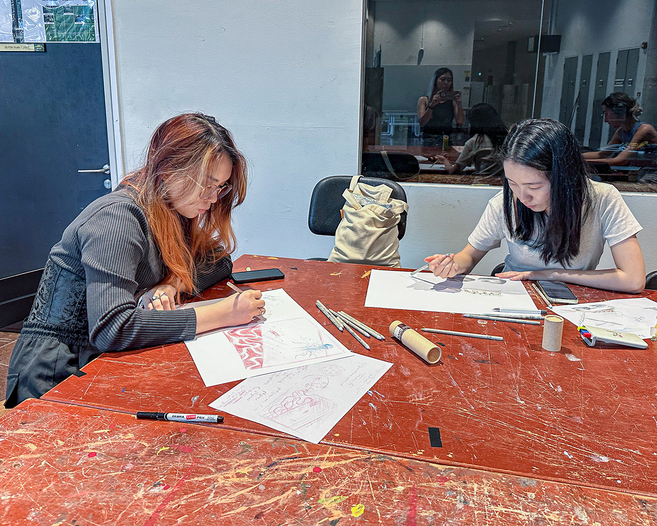 Pacific Aquarium Drawing Club, 24 May 2025. Design Earth: Speculative Fiction for the Climate, 2025, ADM Gallery. Courtesy of NTU Centre for Contemporary Art Singapore